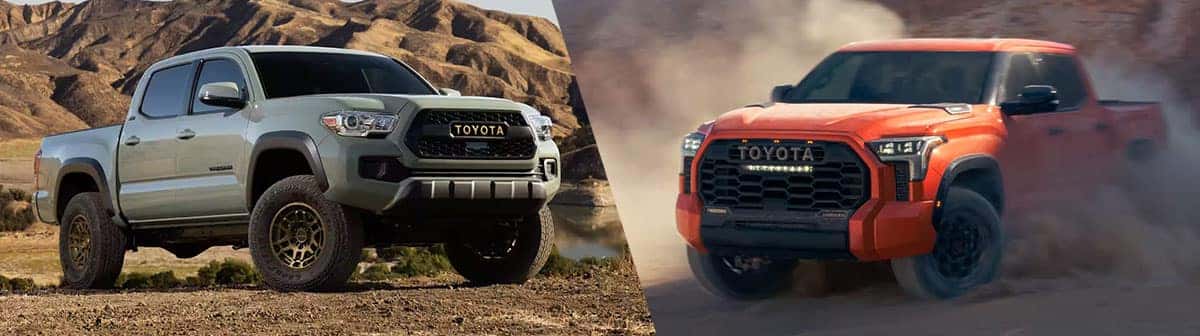 2023 Toyota Tundra 2WD vs 2023 Toyota Tacoma 2WD